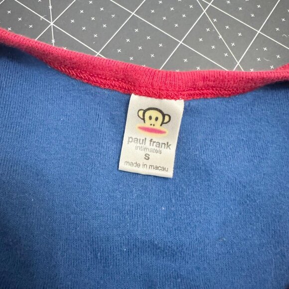 Blue "Spider Monkey" Cotton Tank Top by Paul Frank, Size Small - Picture 3 of 3